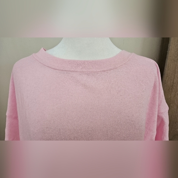 NWOT FREE PEOPLE Fre-est Essential Extreme Tee Mini In Pink Lady. Size XS - Picture 5 of 11